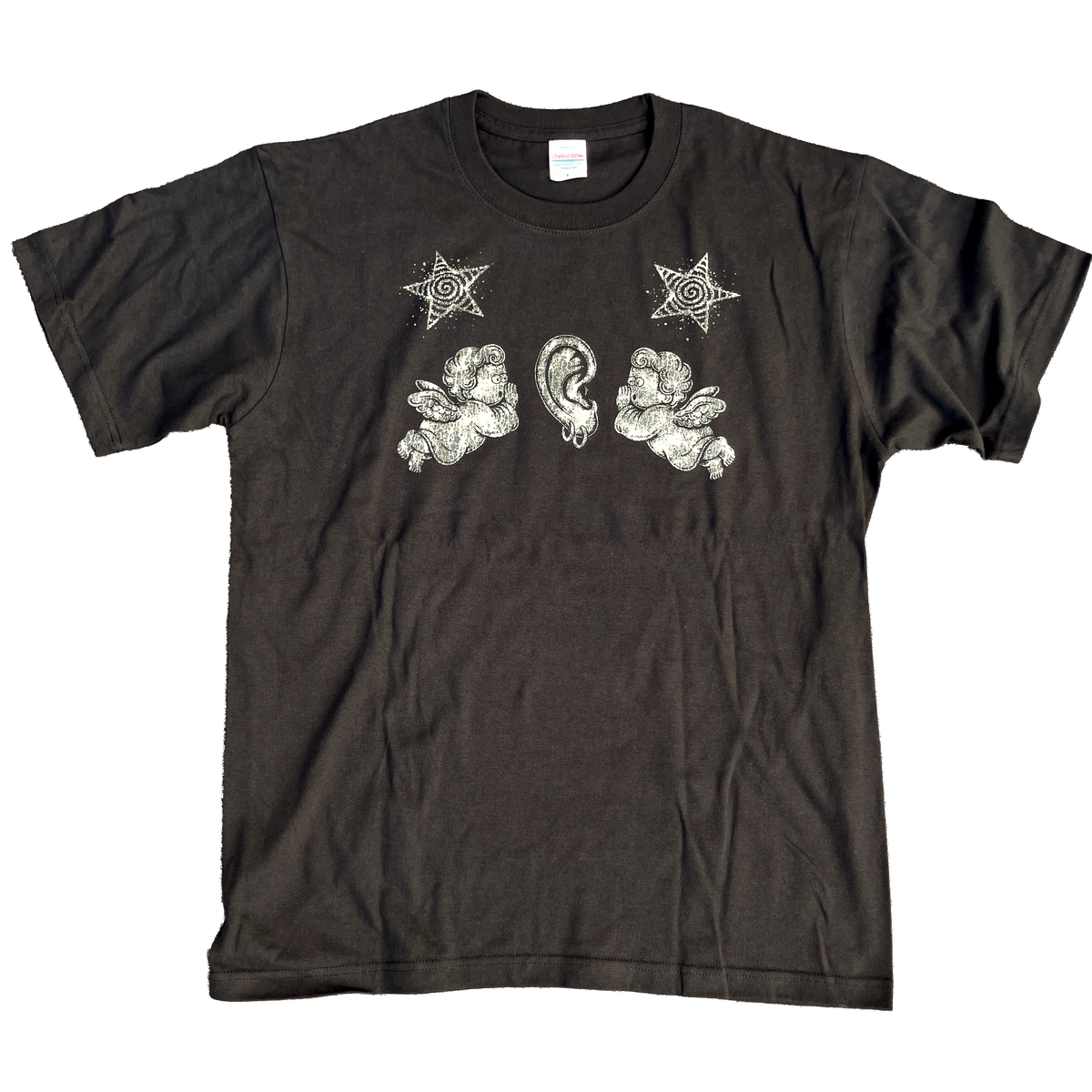 FIKAS × silkmaster “The Whispering Angels” Damage Flock Tee