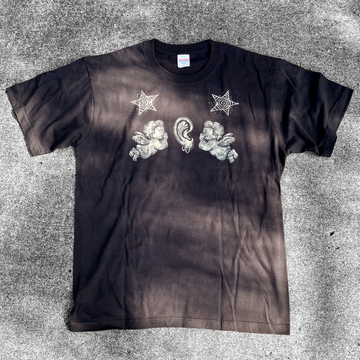 FIKAS × silkmaster “The Whispering Angels” Damage Flock Tee