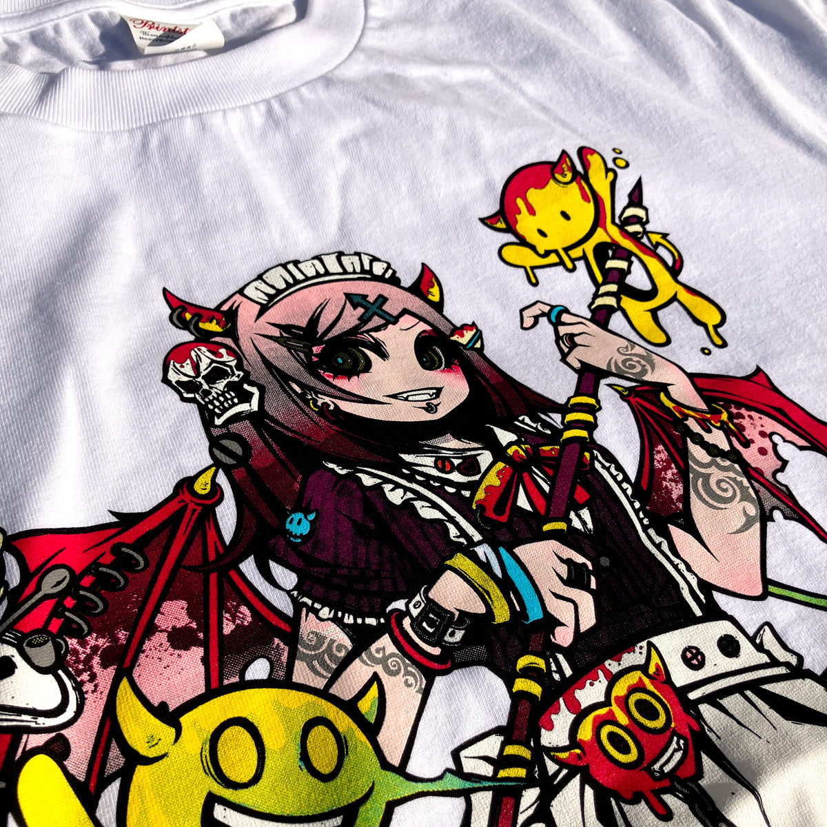 Project.C.K. × silkmaster “Devil Maid -WELCOME!-” 9-Color & Gold Premium Tee